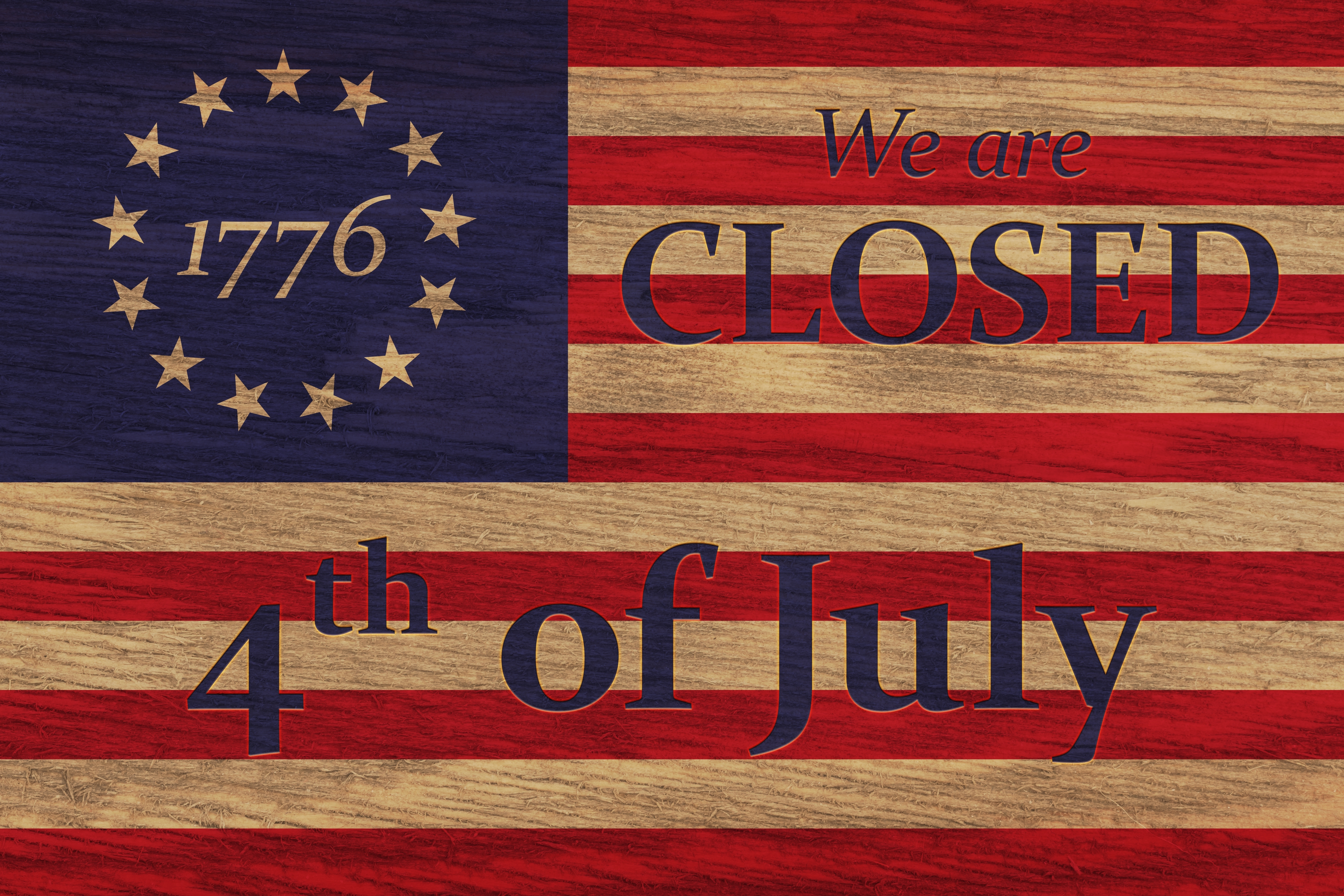 MEMBER NOTICE -CLOSED JULY 4TH
